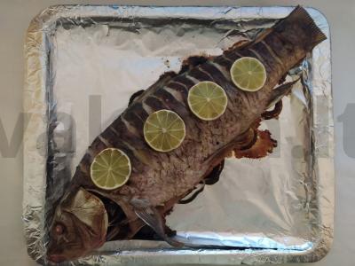 Keptas karpis su sviestu ir laimu Žingsnis 2