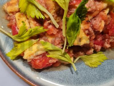 Baltymų salotos su tunu ir prieskoniais Žingsnis 6