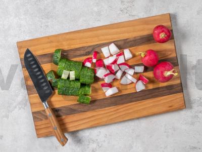 Ridikėlių salotas su agurkais Žingsnis 1