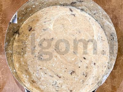 Bananų-vyšnių pyragas su grietinėlės sluoksniu Žingsnis 5