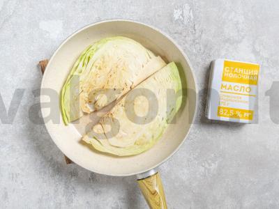 Kepta kopūstai azijietiškame padaže Žingsnis 1