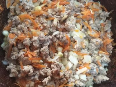 Kiaukutės, troškintos pomidorų padaže su kalakutienos faršu Žingsnis 2