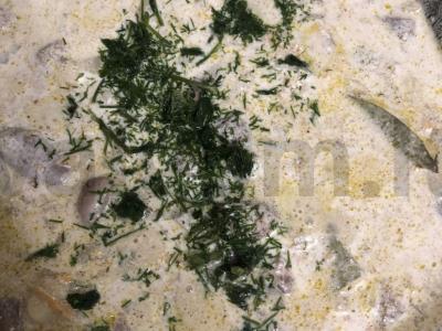 Vištienos širdelės su grietine orkaitėje Žingsnis 4