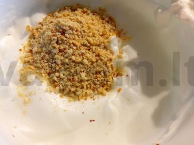 Baltymų-riešutų sausainiai Žingsnis 2