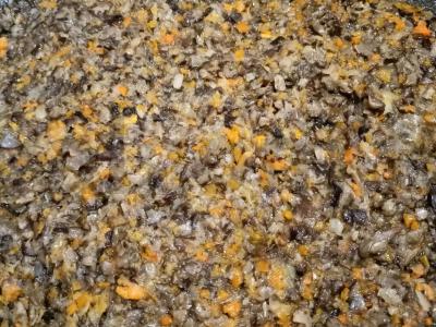 Kepti spring roll su grybų ikra Žingsnis 2