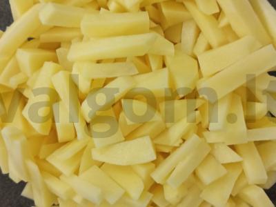 Bulvės su keptomis kalakutų skrandžiais Žingsnis 3