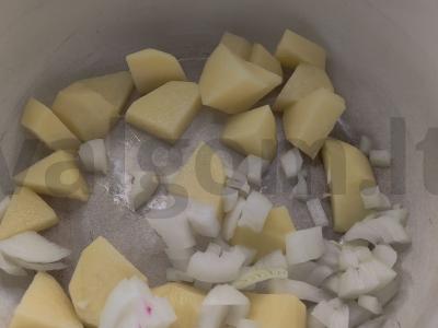 Krabų sriuba su skumbre Žingsnis 2