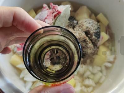 Krabų sriuba su skumbre Žingsnis 5