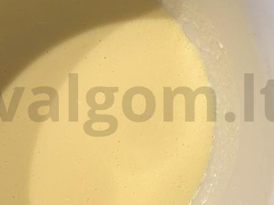Ploni blynai iš rūgštaus pieno Žingsnis 1