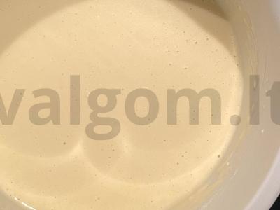 Ploni blynai iš rūgštaus pieno Žingsnis 3