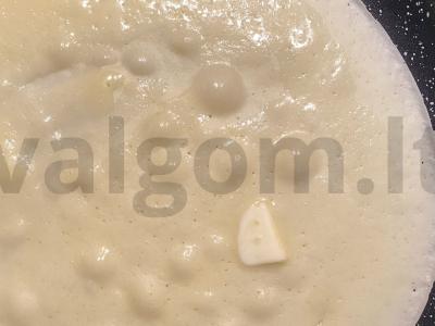 Ploni blynai iš rūgštaus pieno Žingsnis 4