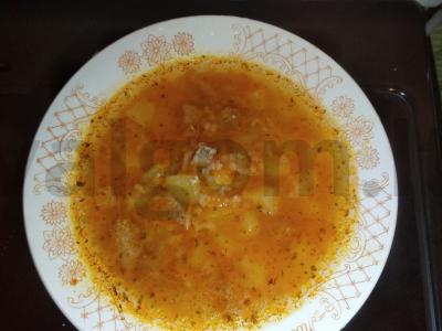 Pomidorų sriuba su kiauliena pagrindine nuotrauka