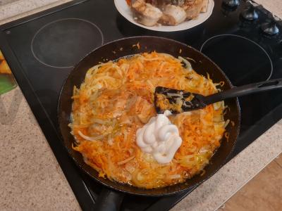 Ešerys marinate su daržovėmis Žingsnis 6