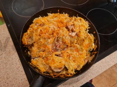 Ešerys marinate su daržovėmis Žingsnis 7