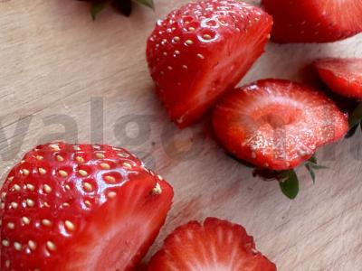 Braškės su varškės sūriu šventiniam stalui Žingsnis 2