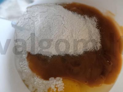 Vieniški vafliai su obuolių tyre ir ryžių miltais Žingsnis 2