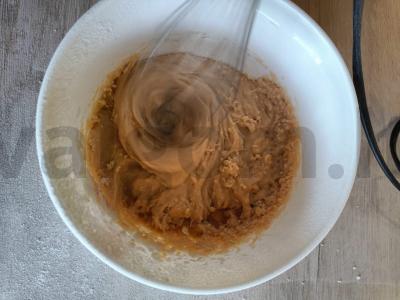 Vieniški vafliai su obuolių tyre ir ryžių miltais Žingsnis 3