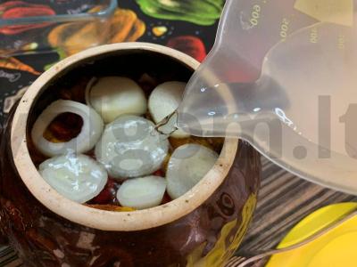 Granatų ryžiai su kiaulienos šonkauliais Žingsnis 5