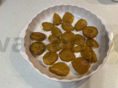 Persikų pyragas saldumynų mėgėjams Žingsnis 4