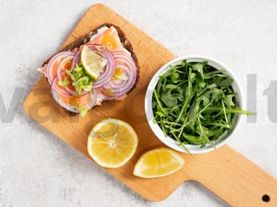 Atviri sumuštiniai su kalakutienos filė ir silkiu Žingsnis 1