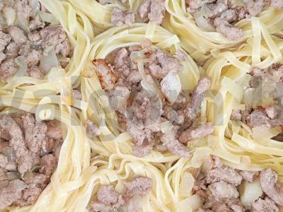 Makaronų lizdai su faršu Žingsnis 3