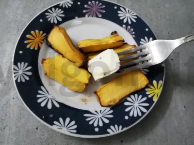 Moliūgas, keptas su cukrumi Žingsnis 4