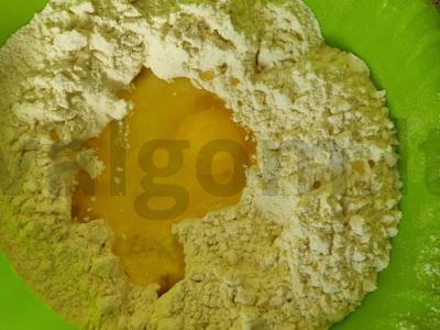 Koldūnai ant virinto tešlos Žingsnis 1