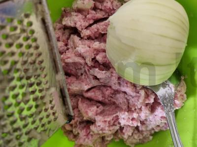 Koldūnai ant virinto tešlos Žingsnis 4