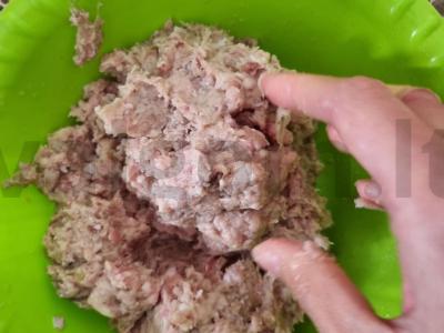 Koldūnai ant virinto tešlos Žingsnis 5