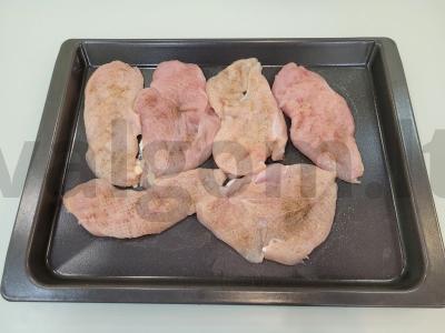 Vištienos filė orkaitėje su ananasais ir sūriu Žingsnis 2