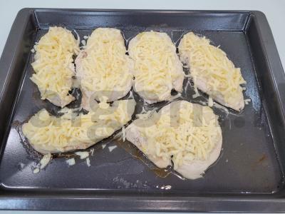 Vištienos filė orkaitėje su ananasais ir sūriu Žingsnis 6