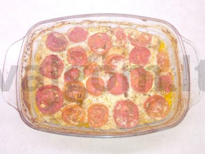 Kepta lašiša su pomidorais ir grietine Žingsnis 4