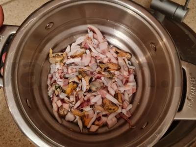 Jūros gėrybių makaronai Žingsnis 5