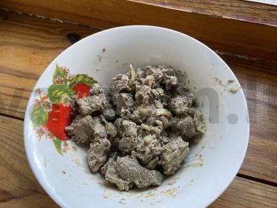 Vištienos kepenėlės, troškintos grietinėje pagrindine nuotrauka