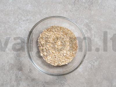 Minkšti avižiniai sausainiai Žingsnis 1