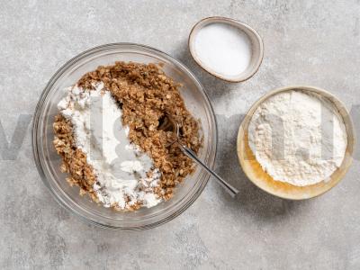 Minkšti avižiniai sausainiai Žingsnis 4