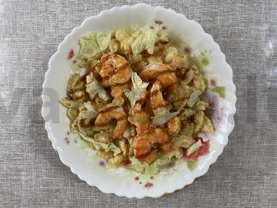 Makaronai su krevetėmis pagrindine nuotrauka