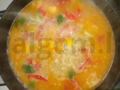 Daržovių bulgurui kaip garnyras Žingsnis 3