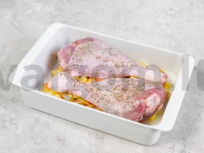 Kalakutienos blauzda su bulvėmis Žingsnis 3