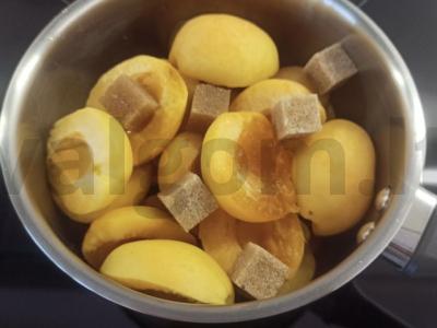 Abrikosų konfitas Žingsnis 1