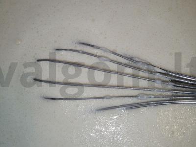 Įdarytos blynai su varške Žingsnis 1