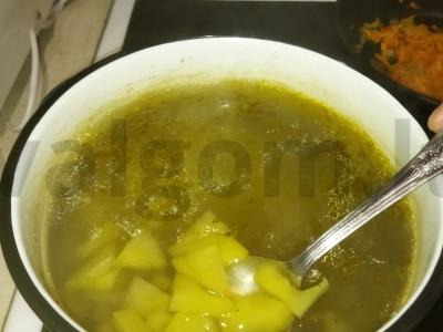 Sriuba su ryžių miltų ir ciberžolės kukuliais Žingsnis 1