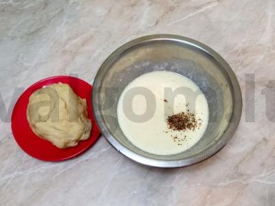 Namų pyragas su dešrainių sūriu Žingsnis 2