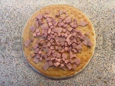 Pica su grybais ir vyšniniais pomidorais „Su meile“ Žingsnis 5