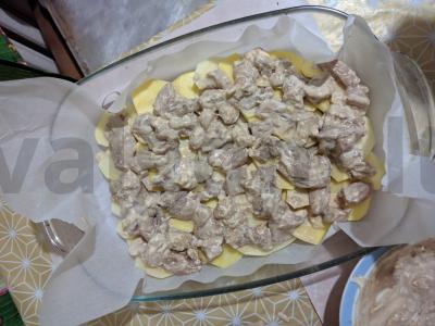 Vištiena prancūziškai su česnaku ir krapais Žingsnis 3