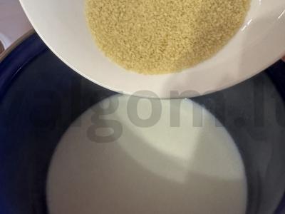 Rytietiška kuskuso košė Žingsnis 2