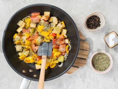 Daržovių troškinys su džiovinta kalendra Žingsnis 2