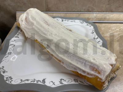 Rulonas su braškių džemu Žingsnis 6