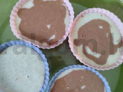 Zebro keksiukai su avižomis Žingsnis 3