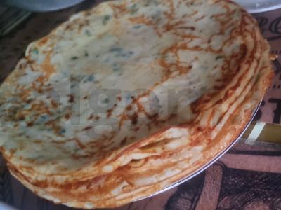 Ploni blynai su parmezanu ir žolelėmis Žingsnis 3